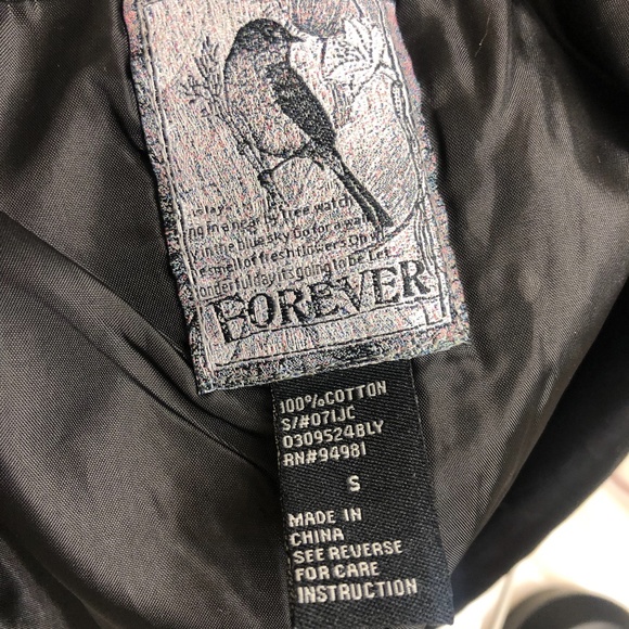 Forever black eyelet dress size small - Picture 5 of 5